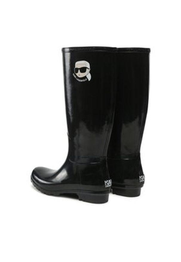 Karl Lagerfeld - KARL LAGERFELD Kalosze KL47090N Czarny. Kolor: czarny