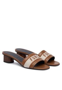 Furla Klapki Cilindro YK98CIL BX4520 Kolorowy. Materiał: skóra. Wzór: kolorowy #5