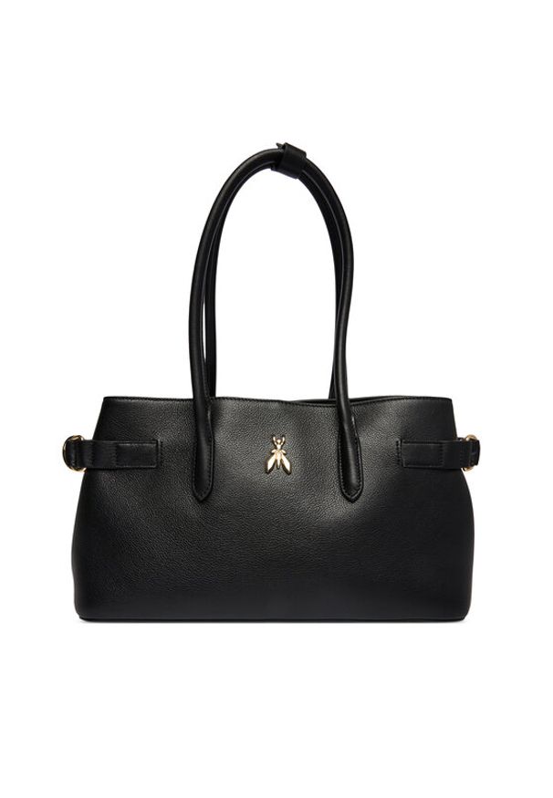 Patrizia Pepe Torebka 8B0305/L162 Czarny. Kolor: czarny. Materiał: skórzane