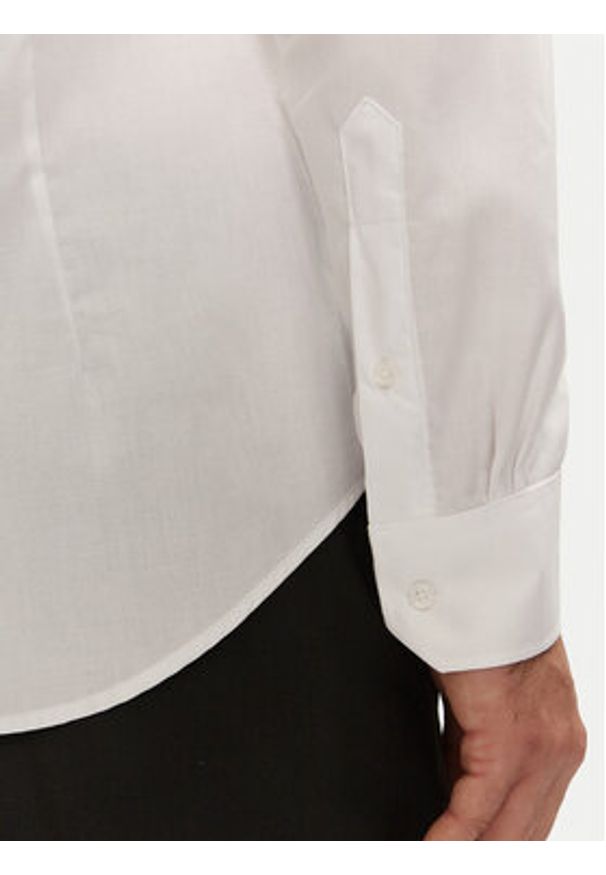 Michael Kors Koszula MK0DS01294 Biały Slim Fit. Kolor: biały. Materiał: bawełna