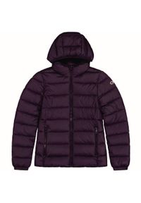 Kurtka damska Champion Hooded Polyfilled. Kolor: fioletowy. Materiał: puch