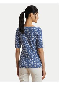 Lauren Ralph Lauren - LAUREN RALPH LAUREN Bluzka 200976991001 Niebieski Slim Fit. Kolor: niebieski. Materiał: bawełna #3