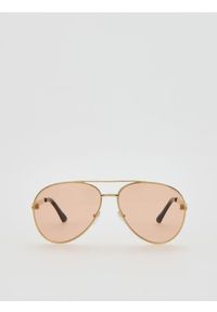 Reserved - Okulary przeciwsłoneczne - złoty. Kolor: złoty #1