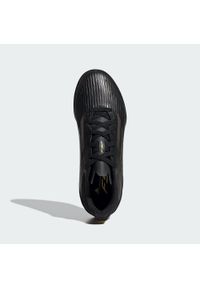 Adidas - Buty F50 League TF Kids. Kolor: żółty, wielokolorowy, czarny, szary. Materiał: materiał