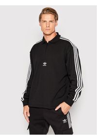 Adidas - adidas Bluza adicolor 3 Stripes HK7425 Czarny Relaxed Fit. Kolor: czarny. Materiał: bawełna #1