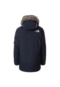 Kurtka turystyczna zimowa męska The North Face M Recycled Mcmurdo Parka. Kolor: niebieski. Sezon: zima