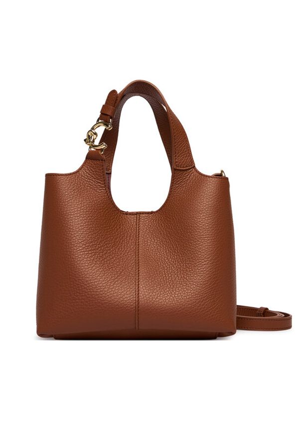 Coccinelle Torebka SHA Coccinelle C-Easy E1 SHA 58 01 01 Brązowy. Kolor: brązowy. Materiał: skórzane