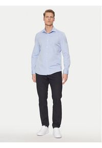 Marc O'Polo Koszula B21750442256 Błękitny Regular Fit. Typ kołnierza: polo. Kolor: niebieski. Materiał: bawełna #4