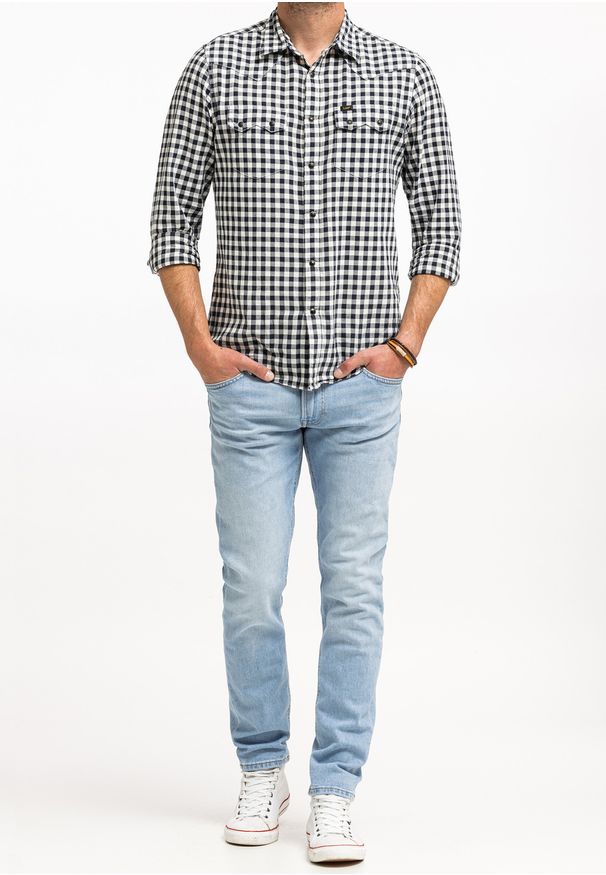 Lee - LEE LUKE MĘSKIE SPODNIE JEANSOWE JEANSY DŻINSY BLUE SKY LIGHT L719ICC25 112331736. Okazja: na co dzień. Sezon: lato. Styl: casual