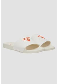 Guess - GUESS Białe męskie klapki Palma, Rozmiar 44. Okazja: na spacer, na co dzień, na plażę. Kolor: biały. Sezon: lato. Styl: casual #4