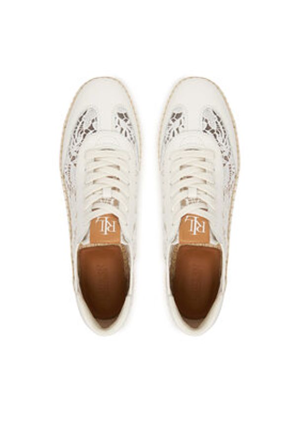 Lauren Ralph Lauren - LAUREN RALPH LAUREN Espadryle 802P10496001 Biały. Kolor: biały. Materiał: materiał