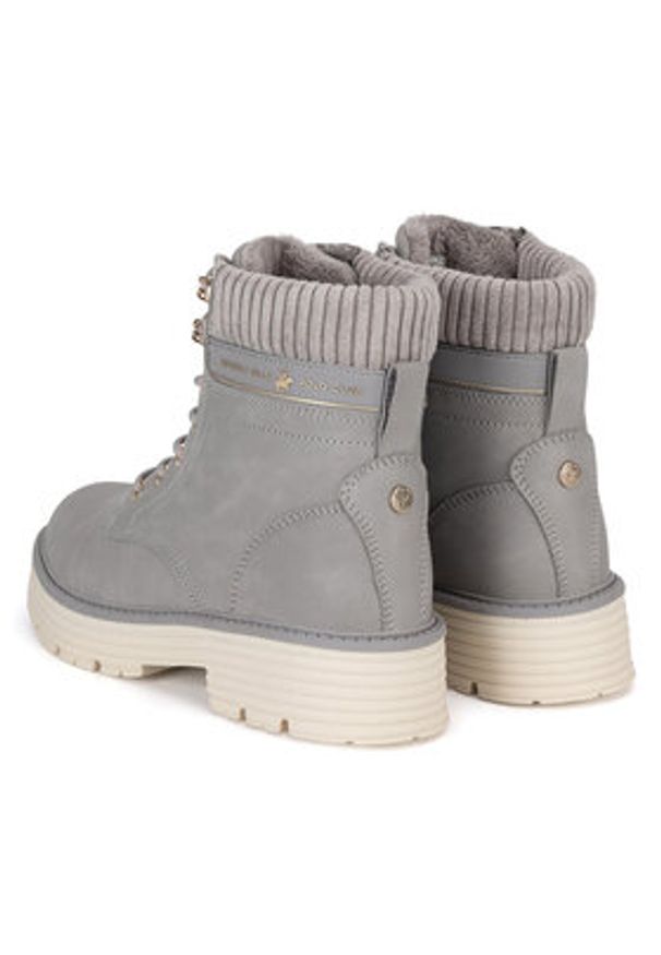 Beverly Hills Polo Club Trzewiki V12-673 Szary. Kolor: szary. Materiał: materiał