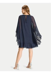 Swing Sukienka koktajlowa 5AJ09800 Granatowy Regular Fit. Kolor: niebieski. Materiał: syntetyk. Styl: wizytowy #5