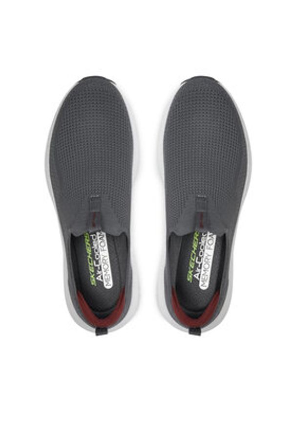 skechers - Skechers Sneakersy Vapor Foam-Covert 232629/CCRD Szary. Kolor: szary. Materiał: materiał
