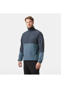 Kurtka przeciwwiatrowa 1/2 zip Helly Hansen Cascade Shield. Kolor: niebieski. Sport: turystyka piesza #1