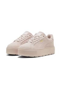 Puma - Damskie buty sportowe Karmen PUMA Rose Quartz Pink. Kolor: różowy. Materiał: zamsz