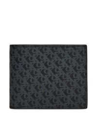 Calvin Klein Jeans Portfel męski Matte Billfold W/Coin LV04G1066G Czarny. Kolor: czarny. Materiał: skóra #1