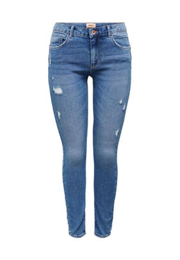 only - ONLY Jeansy 15259128 Niebieski Skinny Fit. Kolor: niebieski