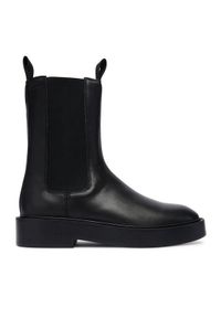 Calvin Klein Sztyblety Convate Welt Chelsea Lth YW0YW01905 Czarny. Kolor: czarny. Materiał: skóra