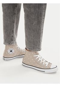 Converse Trampki Chuck Taylor All Star Embroidered Stars A16046C Beżowy. Kolor: beżowy. Materiał: materiał #1