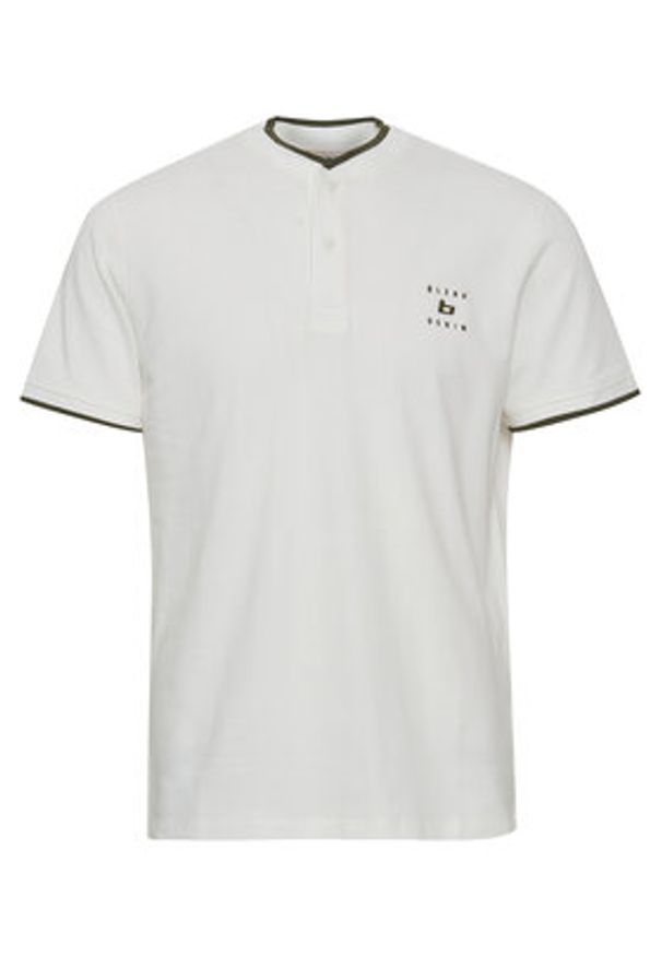 Blend Polo 20715179 Biały Regular Fit. Typ kołnierza: polo. Kolor: biały. Materiał: bawełna