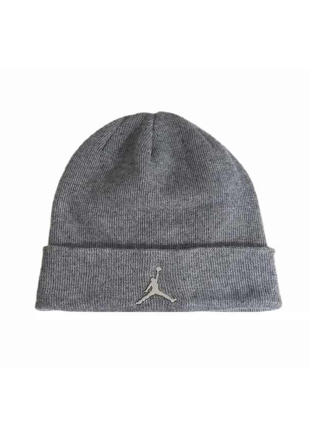Czapka zimowa Air Jordan Cuffed Beanie Carbon Heather Szara - 9A0063-GEH. Kolor: szary. Sezon: zima. Styl: sportowy