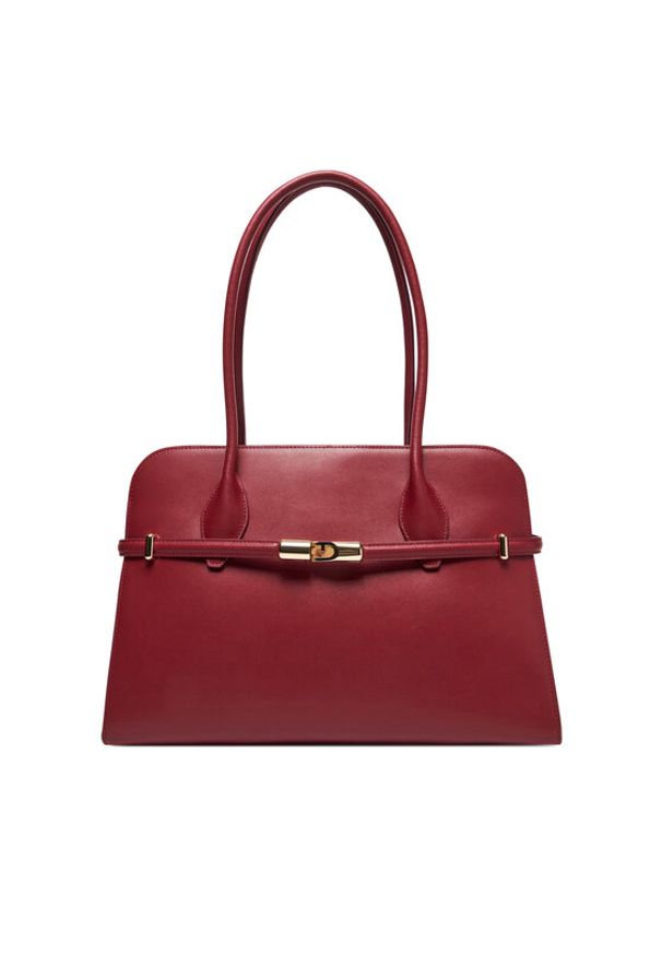 Furla Torebka Goccia M WB01504 BX3104 CN CGQ00 Bordowy. Kolor: czerwony. Materiał: skórzane