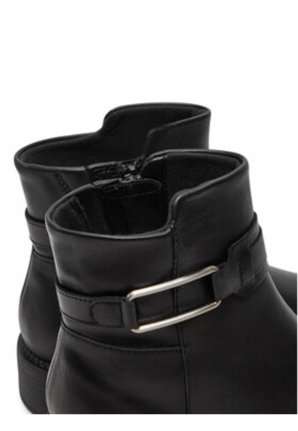 Clarks Botki Maye Bella 26179641 Czarny. Kolor: czarny. Materiał: skóra