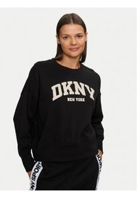 DKNY Sport Bluza DP4T9944 Czarny Loose Fit. Kolor: czarny. Materiał: bawełna. Styl: sportowy #1