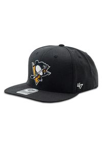 47 Brand Czapka z daszkiem NHL Pittsburgh Penguins No Shot '47 CAPTAIN H-NSHOT15WBP-BK Czarny. Kolor: czarny. Materiał: materiał #1