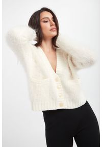 Patrizia Pepe - Kardigan damski z wełną alpaka PATRIZIA PEPE. Materiał: wełna #1