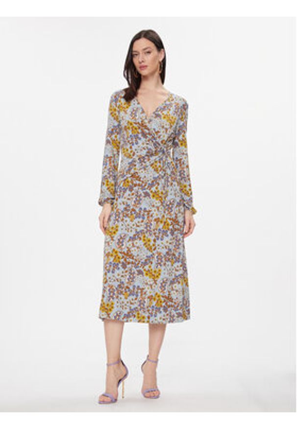 Weekend Max Mara Sukienka codzienna Staffa 2415621061 Niebieski Regular Fit. Okazja: na co dzień. Kolor: niebieski. Materiał: wiskoza. Typ sukienki: proste. Styl: casual