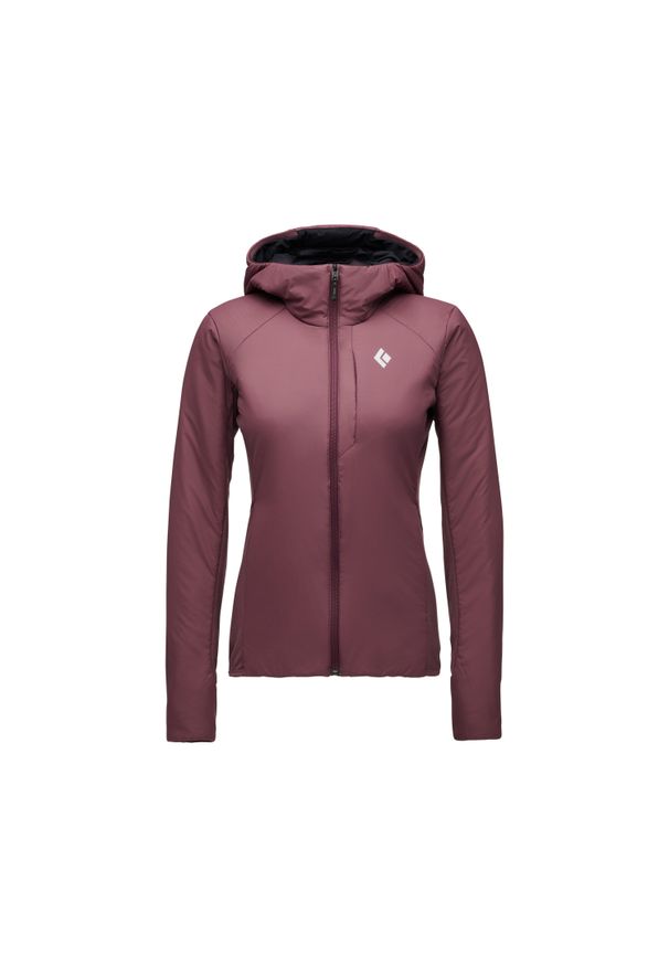 Bluza damska z kapturem Black Diamond First Light Hybrid. Typ kołnierza: kaptur. Kolor: czerwony, fioletowy, zielony, wielokolorowy. Sport: wspinaczka