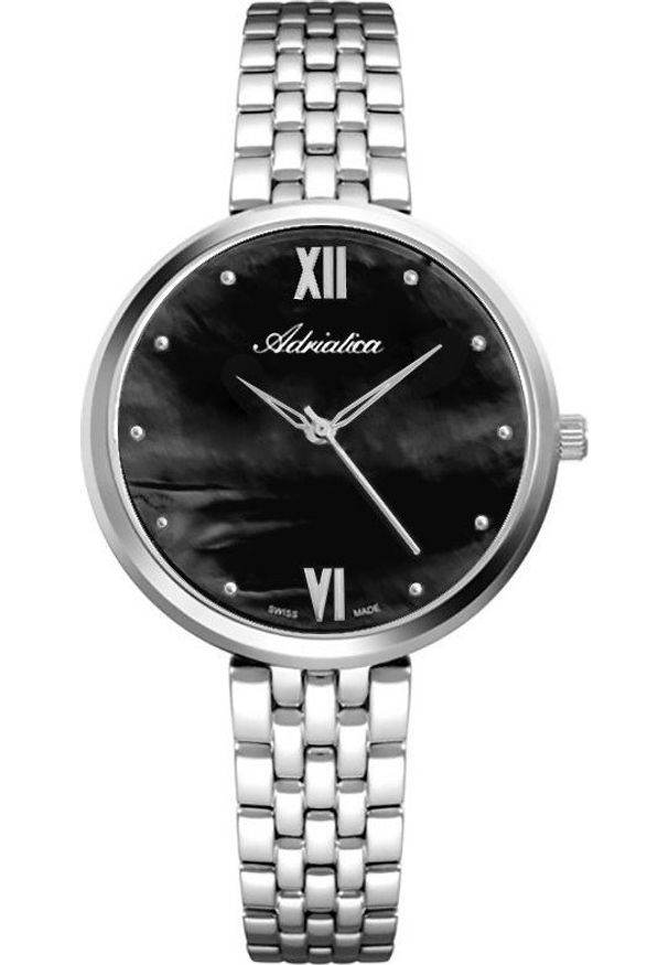 Zegarek Adriatica Zegarek damski Adriatica A3760.518ZQ srebrny. Kolor: srebrny