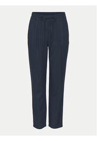 Vero Moda Spodnie materiałowe Jesmilo 10279691 Granatowy Regular Fit. Kolor: niebieski. Materiał: len, wiskoza #5