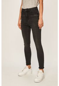 only - Only - Jeansy Mila. Kolor: szary. Materiał: jeans. Wzór: gładki #1