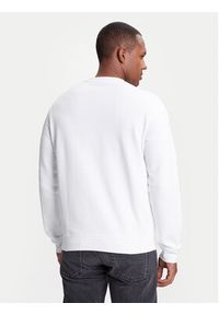 Karl Lagerfeld - KARL LAGERFELD Bluza 705091 553917 Biały Regular Fit. Typ kołnierza: dekolt w karo. Kolor: biały. Materiał: bawełna #4