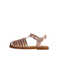 Geox - Sandały GEOX J SANDAL KARLY GIRL Rose. Kolor: różowy. Materiał: syntetyk, skóra. Sezon: lato