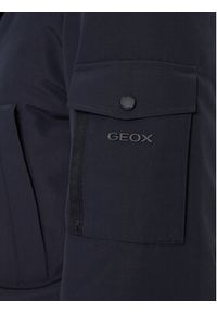 Geox Parka Velletri M5628F T3285 F1624 Granatowy Regular Fit. Kolor: niebieski. Materiał: syntetyk #4