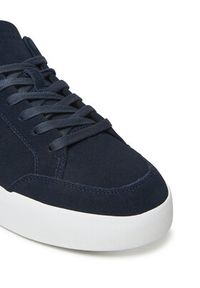 TOMMY HILFIGER - Tommy Hilfiger Sneakersy Th Court Summer Suede FM0FM05517 Granatowy. Kolor: niebieski. Materiał: zamsz, skóra #3
