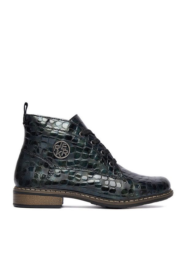 Rieker Trzewiki CEO-71205-90 Zielony. Kolor: zielony. Materiał: syntetyk, materiał