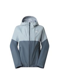 Kurtka damska The North Face Diablo Dynamic Zip-In 0A8DZ6GKP1 - szara. Kolor: szary. Materiał: softshell, poliester. Styl: klasyczny. Sport: wspinaczka, turystyka piesza #1