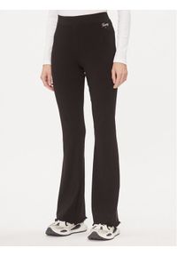 Tommy Jeans Spodnie materiałowe DW0DW17311 Czarny Flare Fit. Kolor: czarny. Materiał: bawełna #1