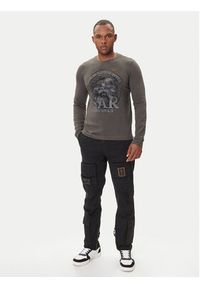 Aeronautica Militare Spodnie materiałowe 252PA1387UCT0149 Czarny Regular Fit. Kolor: czarny. Materiał: bawełna #4