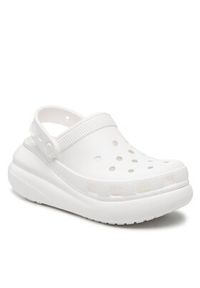 Crocs Klapki Classic Crush Clog 207521 Biały. Kolor: biały #4