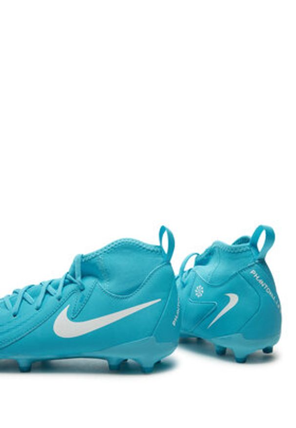 Nike Buty do piłki nożnej Jr Phantom Luna II Acad F/MG FJ2603 400 Niebieski. Kolor: niebieski. Materiał: skóra