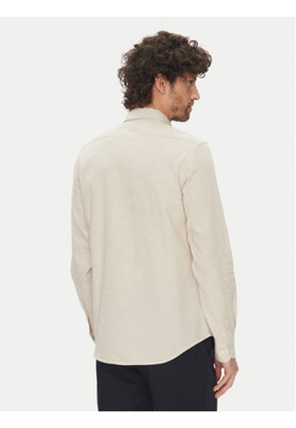 La Martina Koszula Alvin MAC006 TL141 Beżowy Regular Fit. Kolor: beżowy. Materiał: bawełna