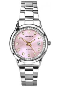 Zegarek damski Sekonda 40475 CYRKONIE srebrny. Kolor: srebrny #1