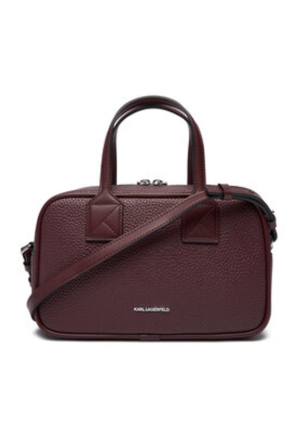 Karl Lagerfeld - KARL LAGERFELD Torebka A4W30047 Bordowy. Kolor: czerwony. Materiał: skórzane