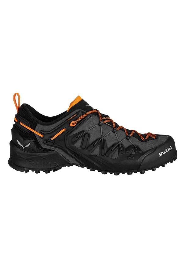 Buty Podejściowe Męskie Salewa Wildfiredge Gtx. Kolor: pomarańczowy, wielokolorowy, szary. Materiał: zamsz, tkanina